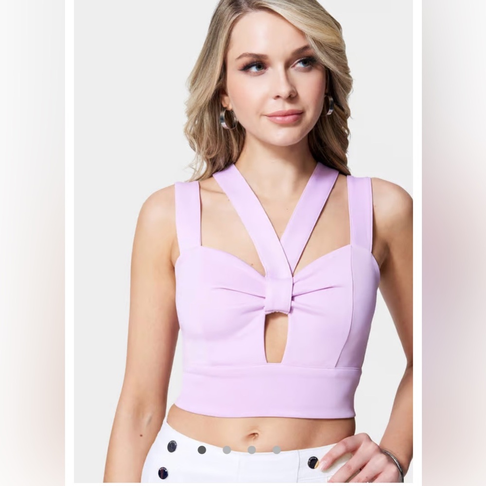 Bebe crop top size small